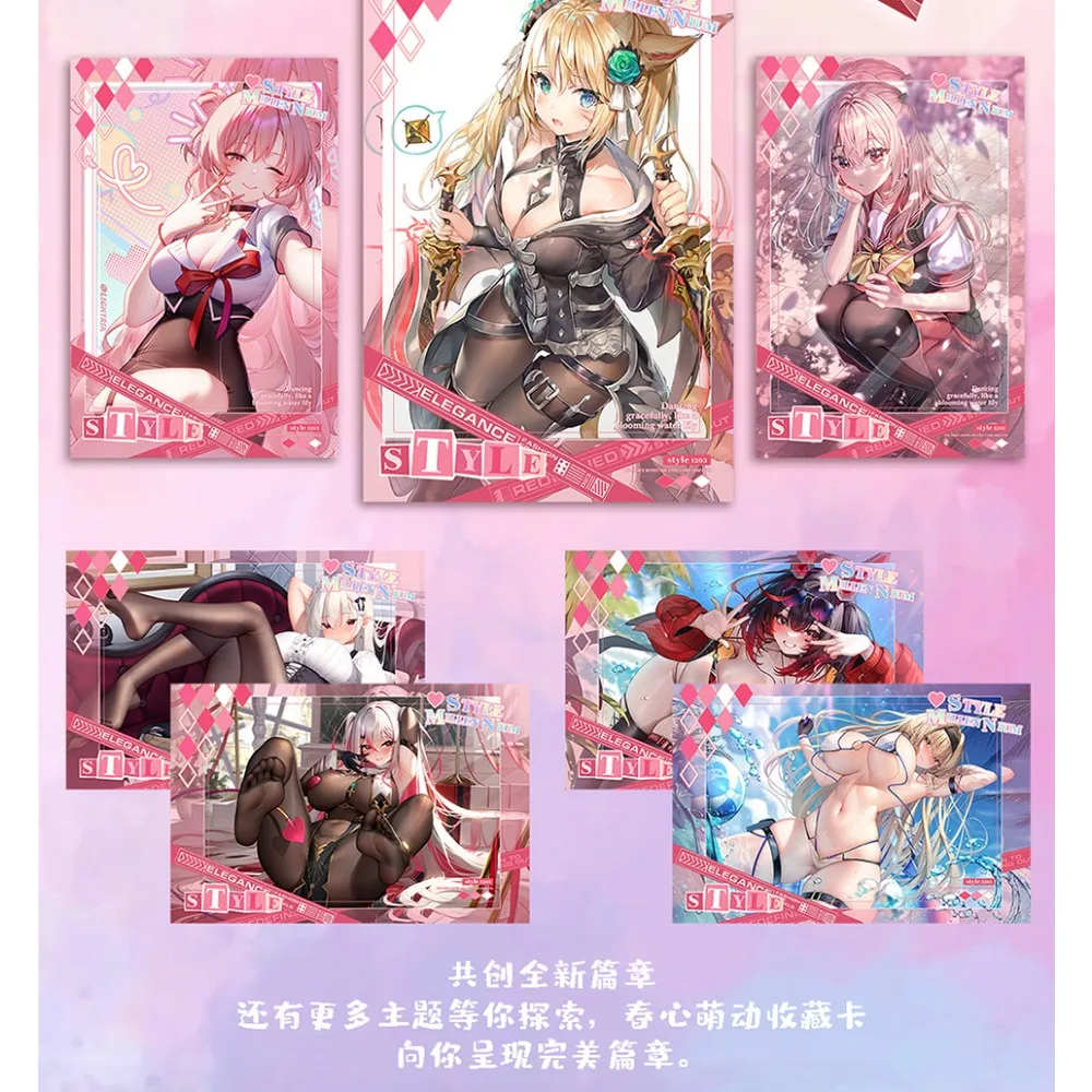 Original First Youth Goddess Story Cards Anime Games Girl Symphony Love Theme Collection Card Doujin Toys and Kids Hobbies Gifts