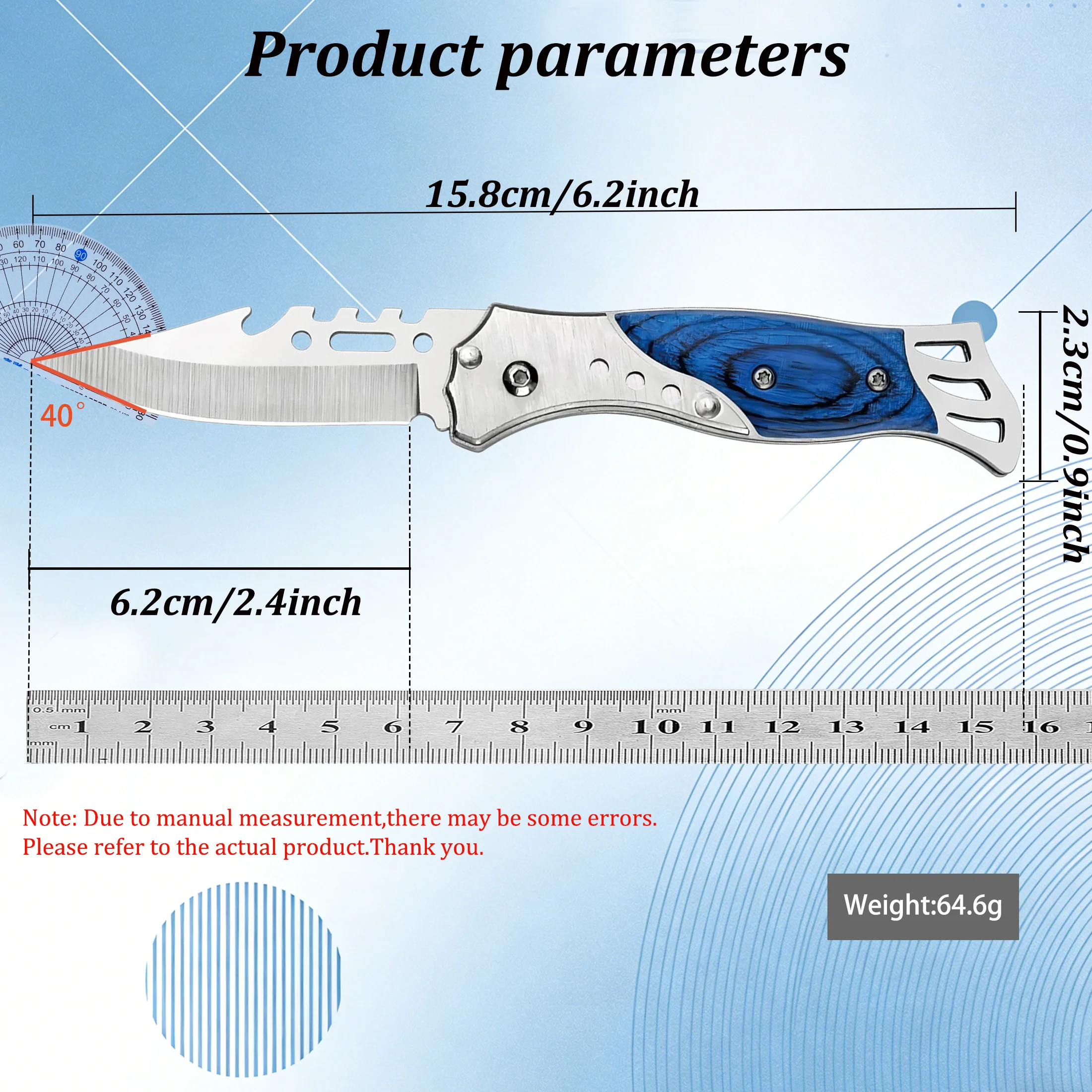 1/2/3/4/5PCS,Folding Utility Cutter Multifunction Knife Sharp Blade Lightweight for Daily Office Home DIY Craft Package Opening
