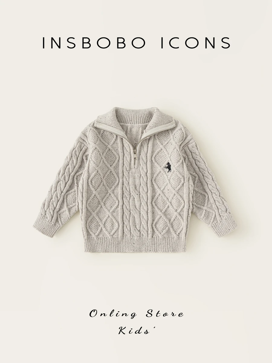 insbobo-boys-knitted-sweater-autumn-fashionable-boy's-long-sleeve-woolen-knitwear-embroidered-casual-loose-fit-children's-wear