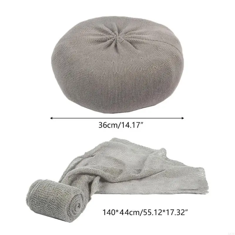 

N84E 1 комплект, диван для позирования новорожденных + вязаные пеленальные одеяла, аксессуары для детской фотосессии, реквизит