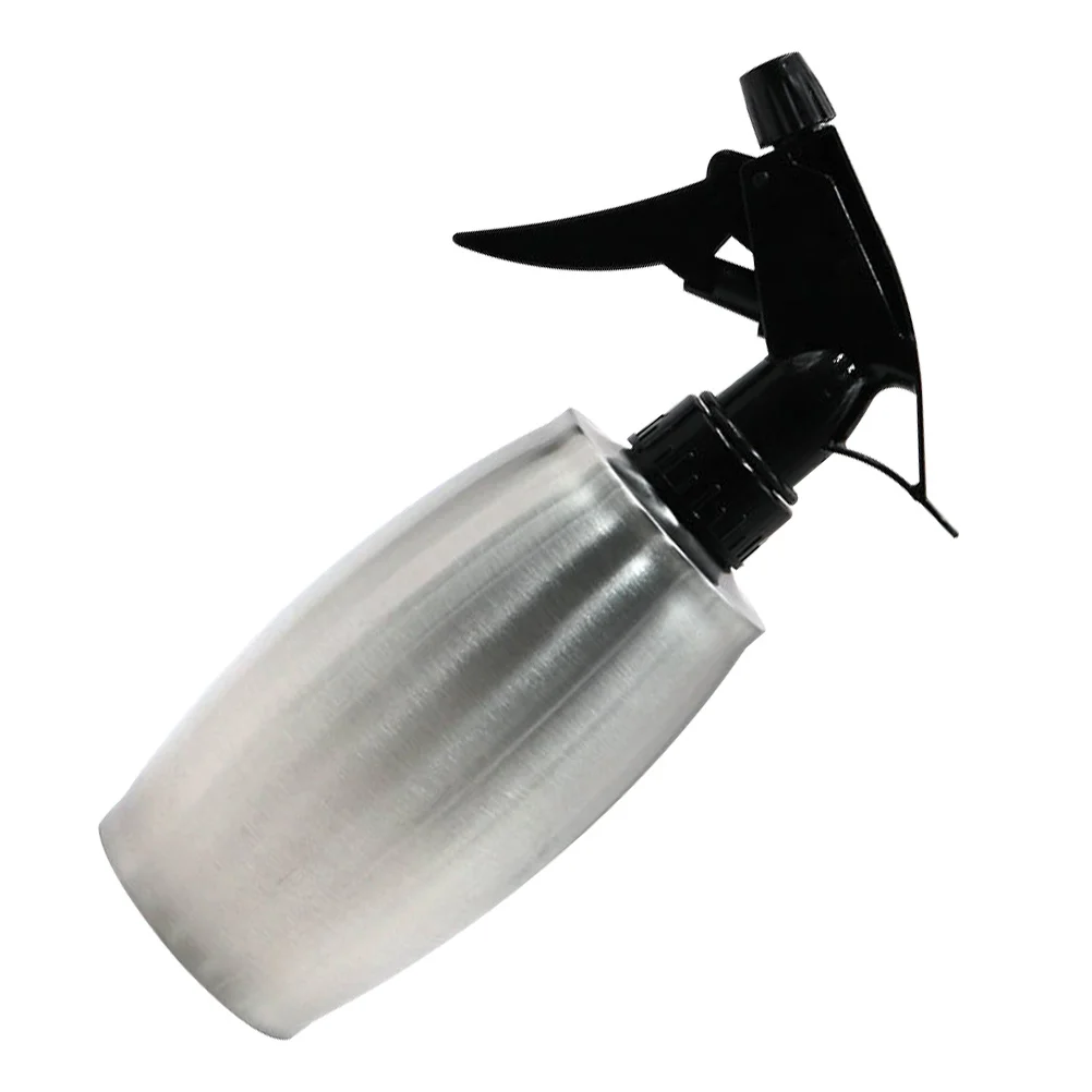 

1Pcs Spray Bottle Stainless Steel Fine Mist Sprayer 350Ml Oval Shape Rugby Watering Can Refillable Trigger Pump for Plants