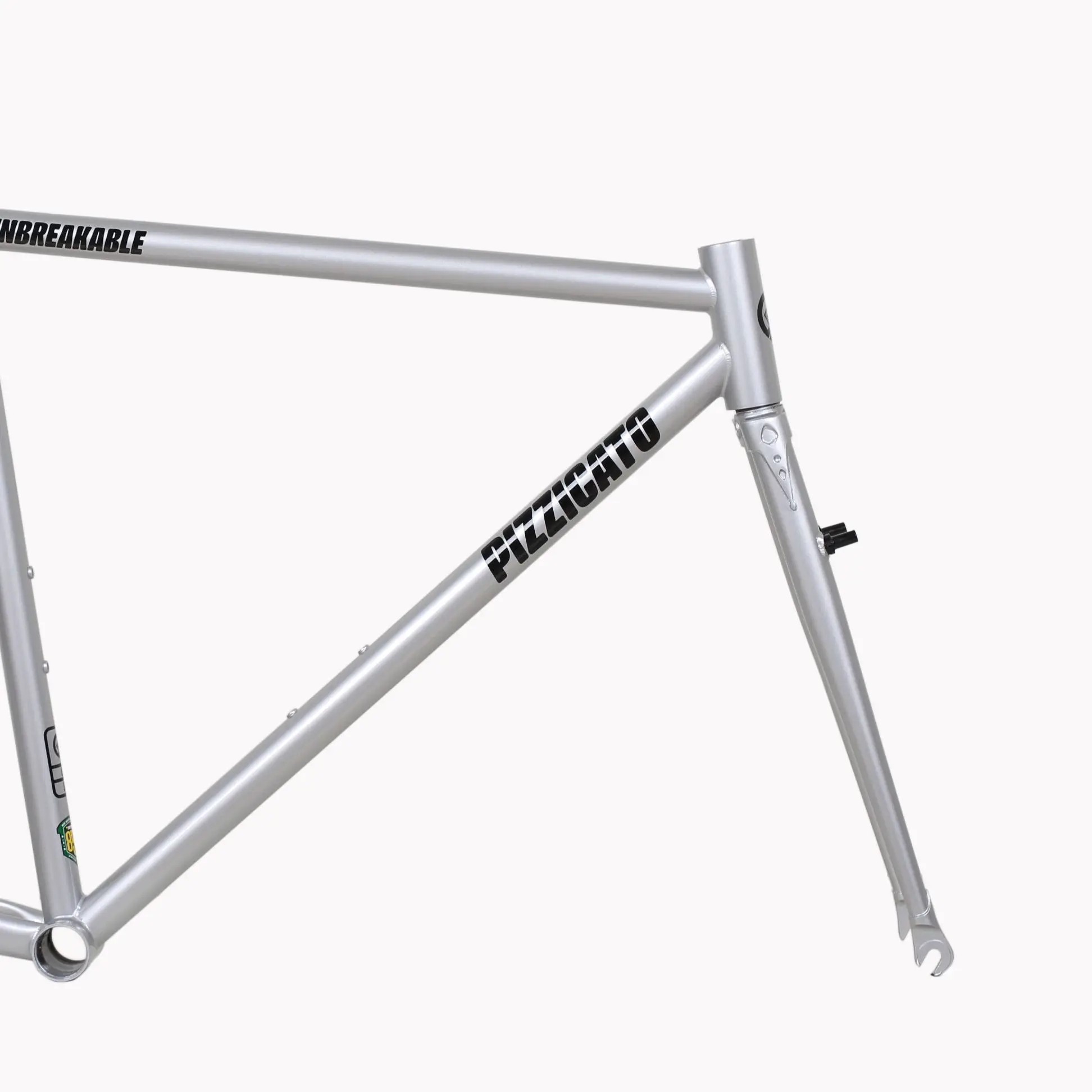 PIZZ-Unbreakable U1フルブラックフレーム、U1、固定ギア自転車