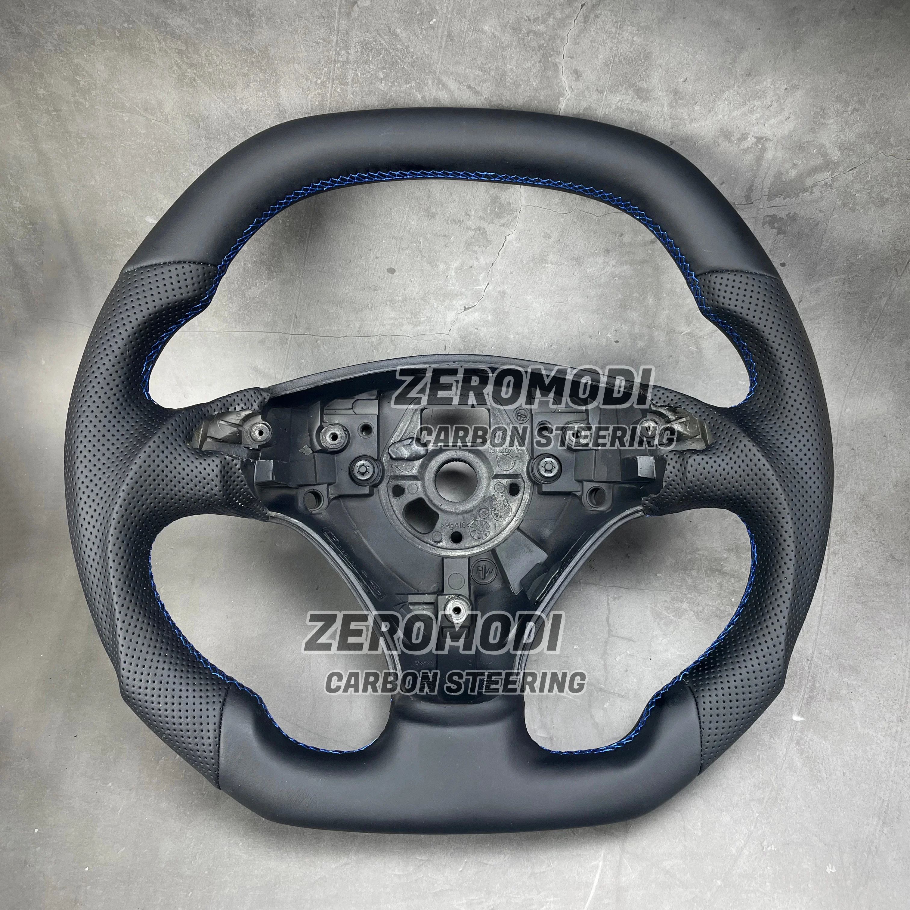 Carbon Steering Wheel For AUDI A4 B6 S4 RS4 TT RS4 S-Line Flat Bottom Extra THICK