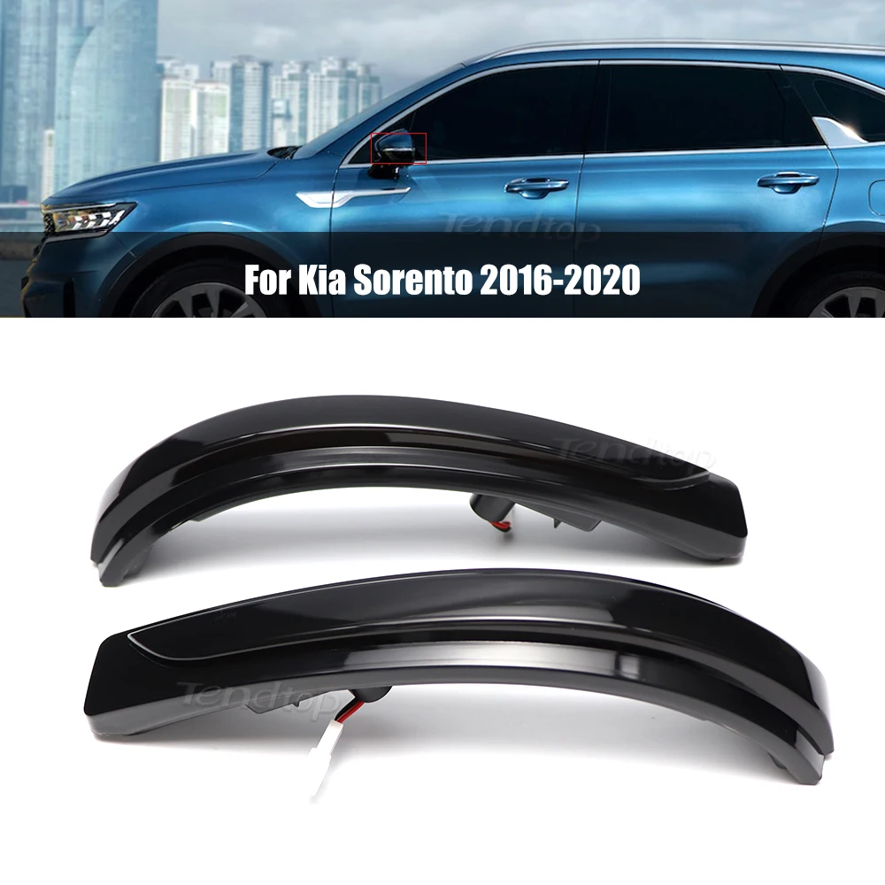 Sequential LED Dynamic Blinker Indicator Mirror Turn Light Signal For Kia Sorento III MK3 UM Prime 2015 2016 2017 2018 2019 2020