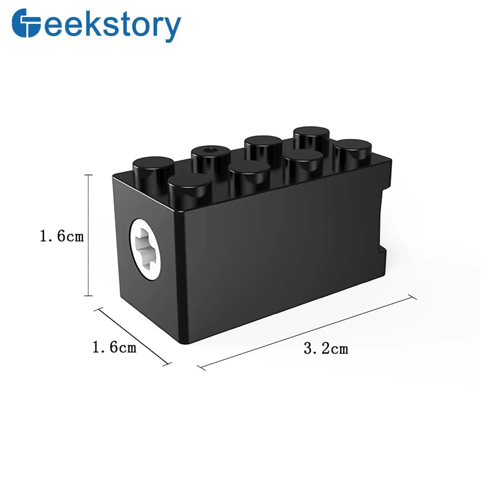 Funciones de potencia del motor de accionamiento MOC S, juguete de motor de torsión de velocidad lenta Compatible con el paquete de energía del motor Legoeds