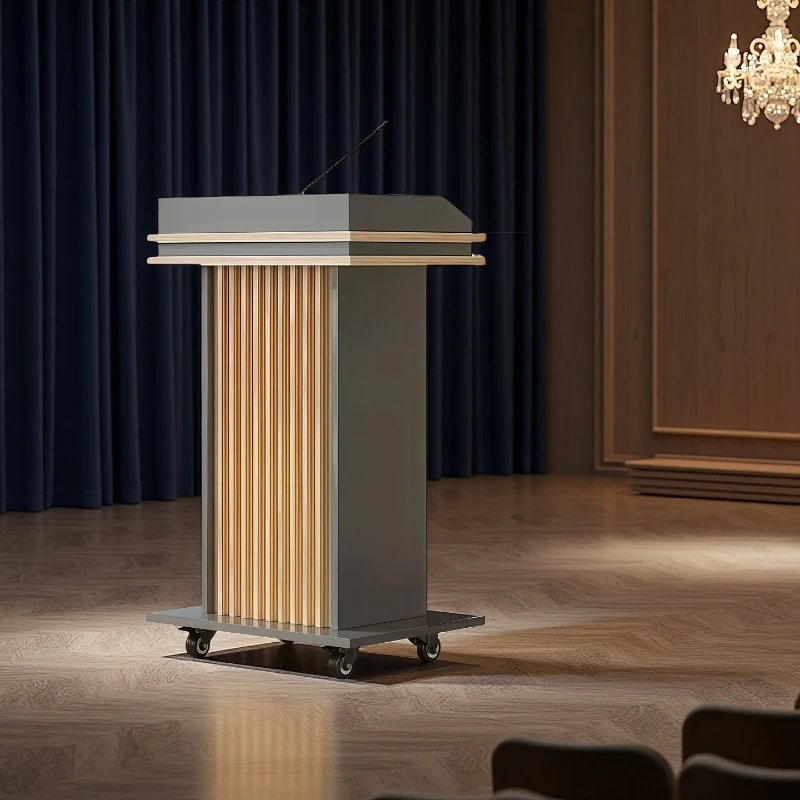 Reception Desks With Counter Welcome Reception Desk Lecture Stand Platform Table Bold Table Legs Support Customization Table