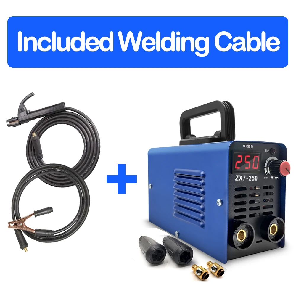 Welding Machine 250A MMA Portable 220V Arc Machine Fully Automatic Industrial-Grade Household Small All-Copper Electric Welding