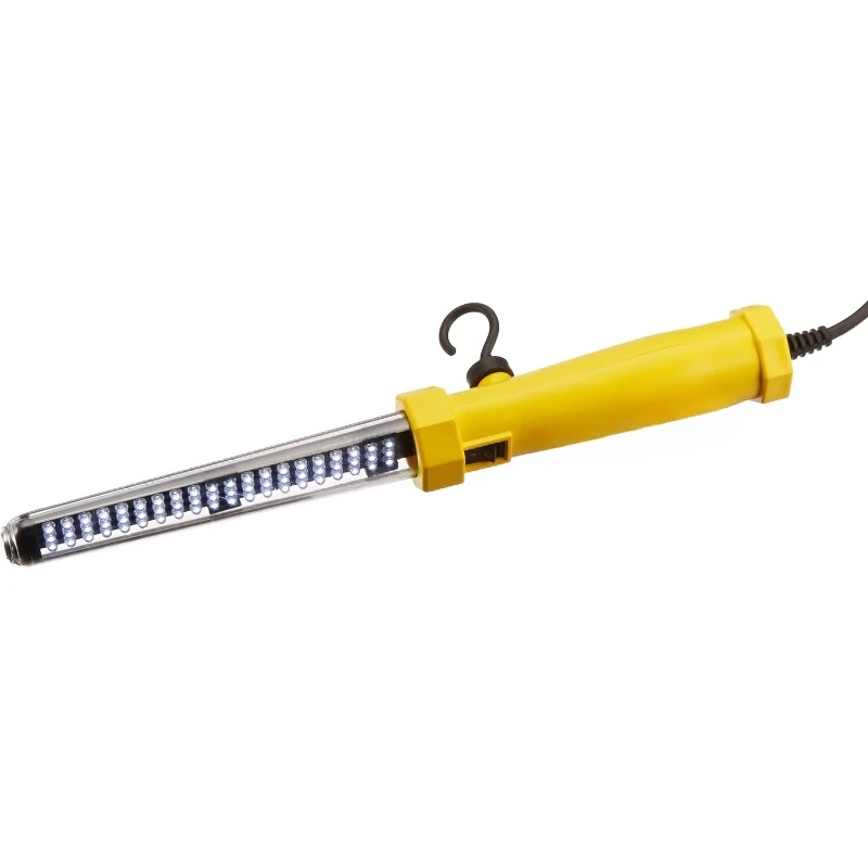 SL-864 60 LED Work Light on Metal Reel with 50 Foot Cord, Yellow, Large