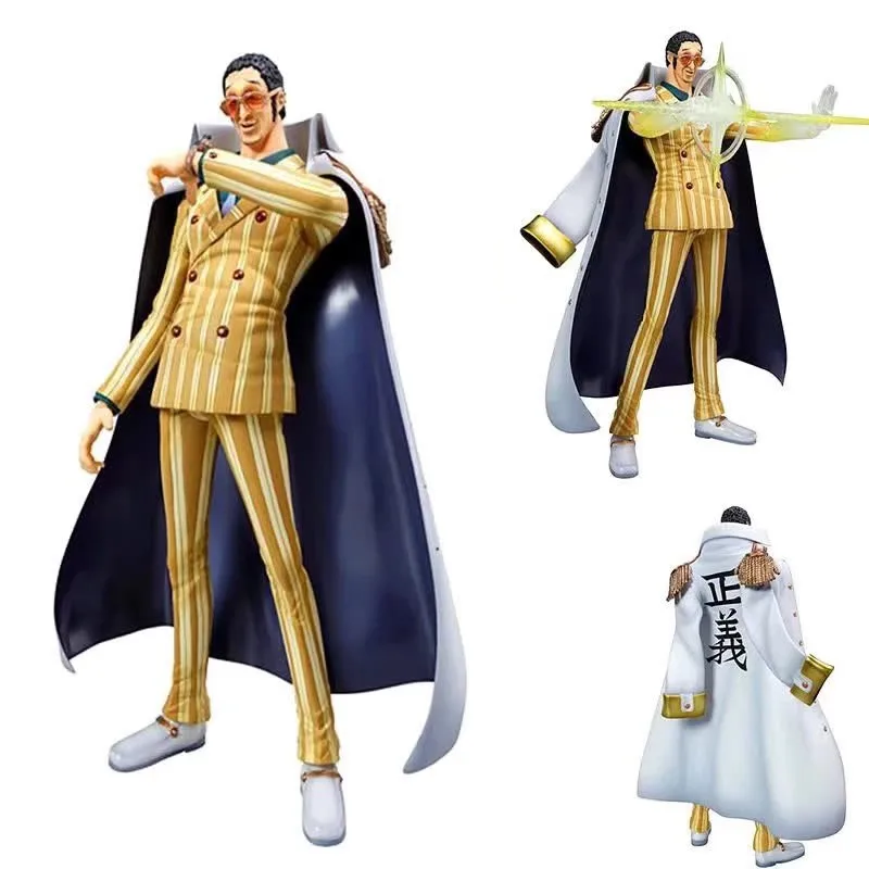 Figura POP de One Piece de Anime japonés, estatua de juego Borsalino Kizaru GK, juguete de PVC, modelo coleccionable, 26cm