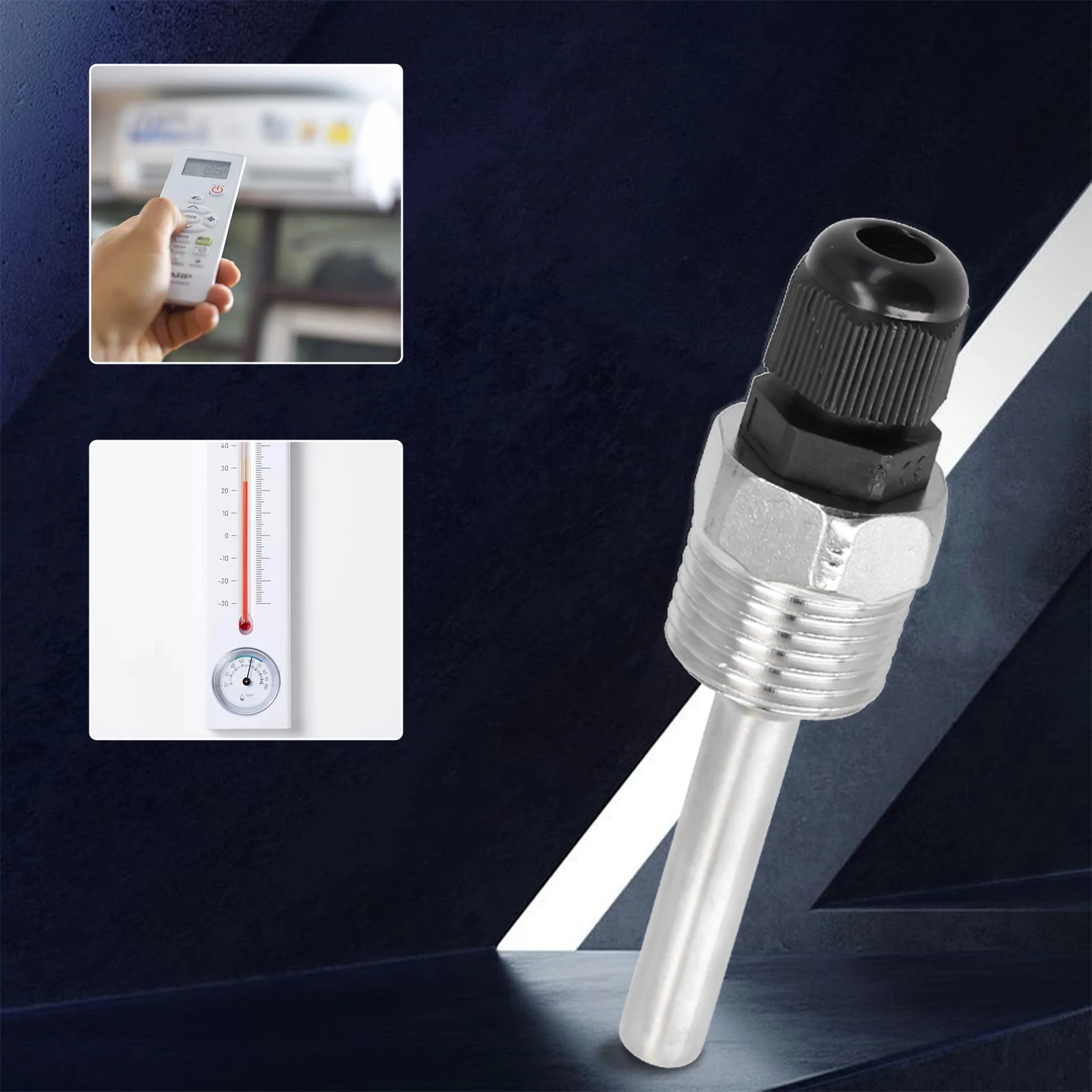 For BSP G Type Compatible Protective Solution and Efficient SUS304 Water Resistant Thermowell at a Length of 30 mm