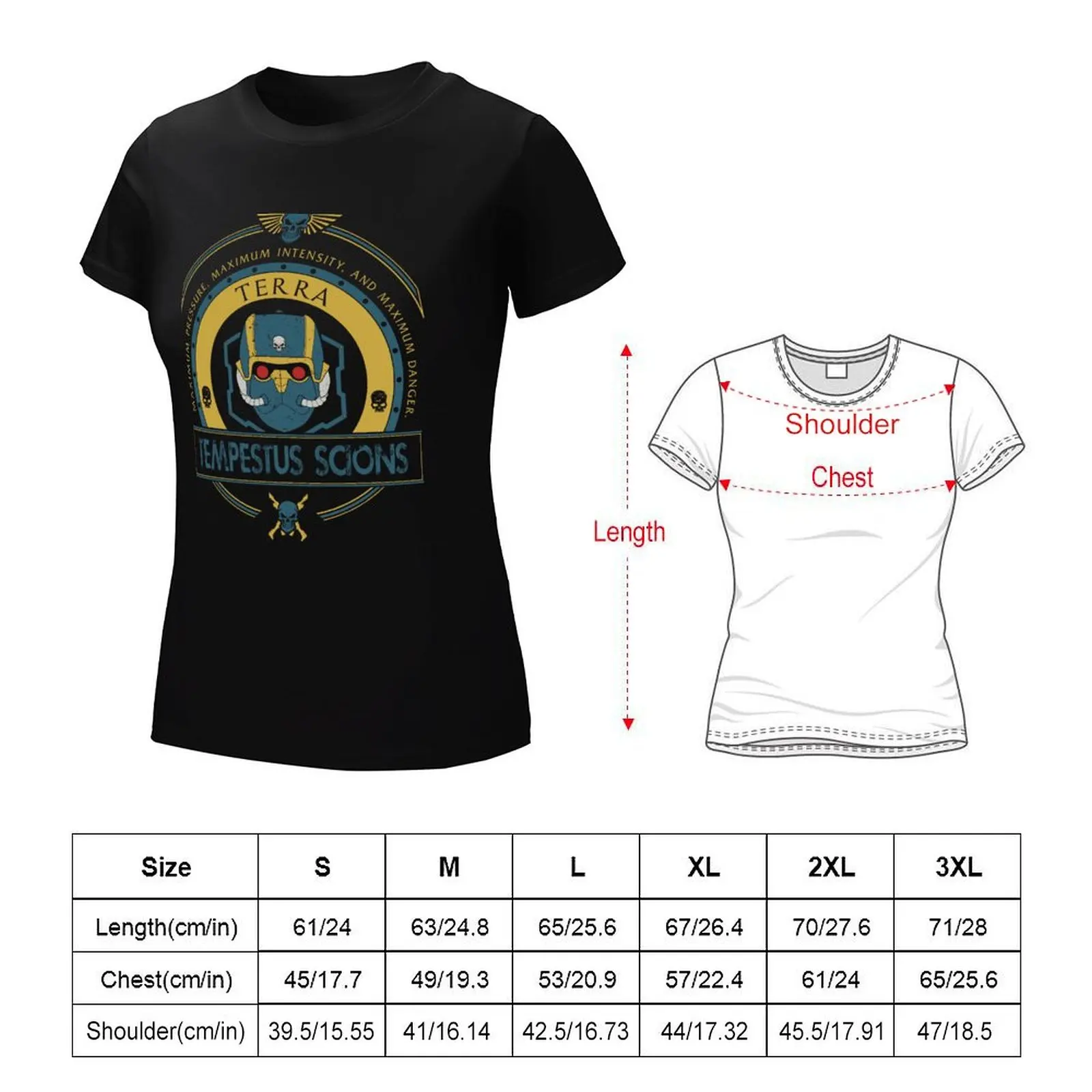 TEMPESTUS SCIONS - ELITE EDITION T-shirt Short sleeve tee tees vintage clothes t shirts for Women graphic