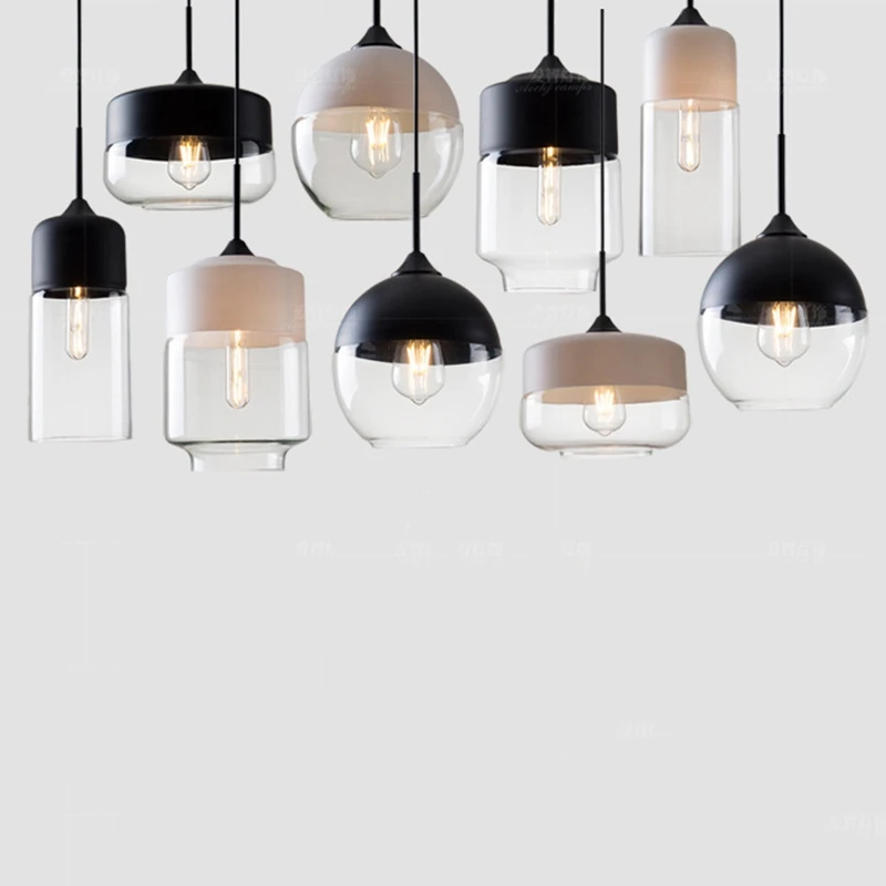 

Скандинавская современная подвесная стеклянная люстра в стиле лофт, светодиодная люстра, кухня, ресторан, бар, гостиная, спальня-A57X