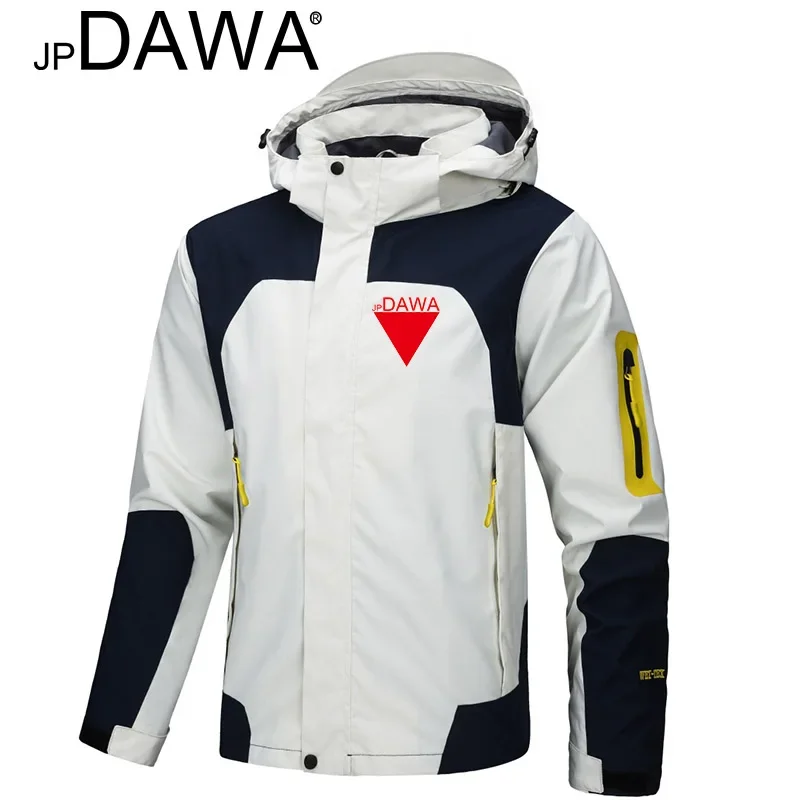 jp DawaFishing Jacket Waterproof and Windproof Men's Spring and Autumn Outdoor Pilot Hooded Baseball Mountaineering Fishing Suit