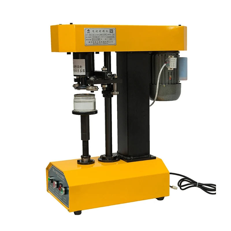 آلة ختم العلب شبه الأوتوماتيكية من الفولاذ المقاوم للصدأ آلة تغطية علب الطعام لسدادة بيرة الأسماك الفاكهة