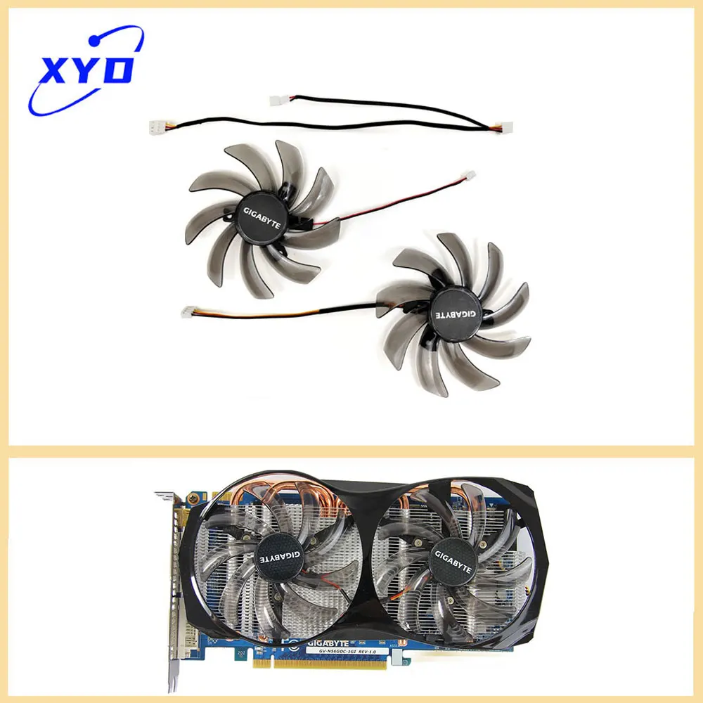 NOVO 95MM PLD10010S12H 3PIN GPU Ventilador Para Gigabyte GV-N550 N560 N650 N660 N670 R785 GTX 660 650 Placa gráfica ventilador de refrigeração