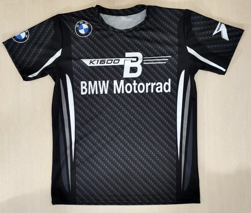 

2025 Summer BMW K1600B Motorcycle Men's Quick-Drying T-Shirt Cycling Suit Racing Suit Short Sleeve Casual Breathable Fashion Y2K
