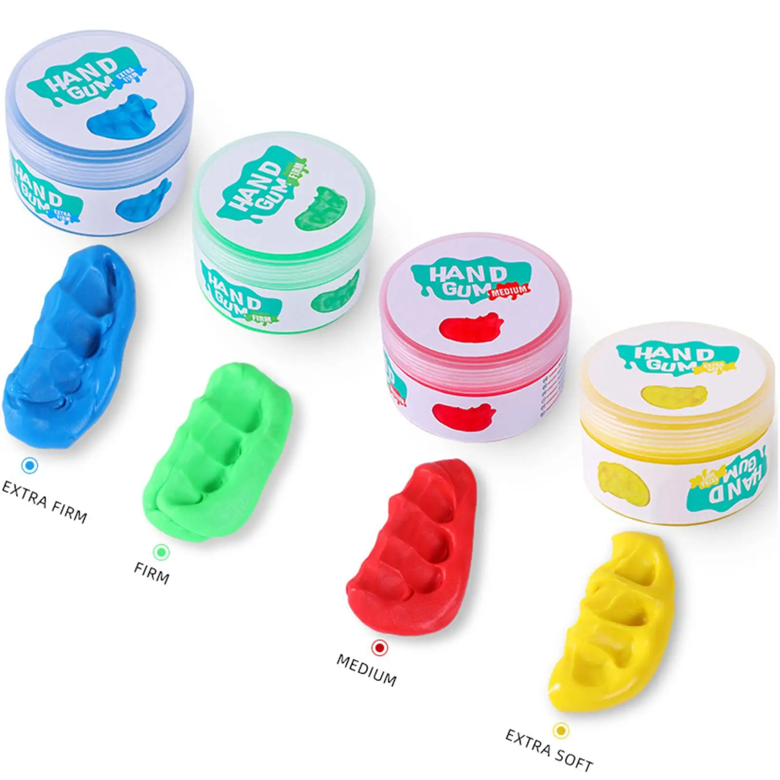 

Набор из 4-х упругих гантелей для укрепления рук, тренажеры для мышц рук, мягкие тренировочные гантели для женщин, мужчин, спортсменов, музыкантов, геймеров