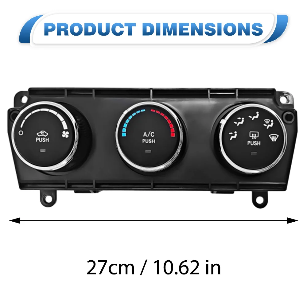 68197433AA  16 Pins for Jeep Wrangler JK 3.6L V6 - Gas HVAC Heater Climate Control Module