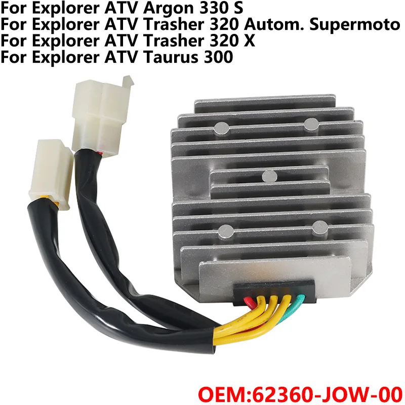 

Voltage Regulator Rectifier For Explorer ATV Argon 330 S Trasher 320 X Taurus 300 62360-JOW-00
