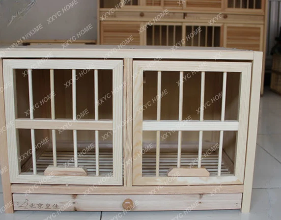 Nest Box Pigeon Nest Matching Cages Solid Wood Pigeon Cage Combination Adjustable Nest Balcony Pigeon House the Dove\' S Nest