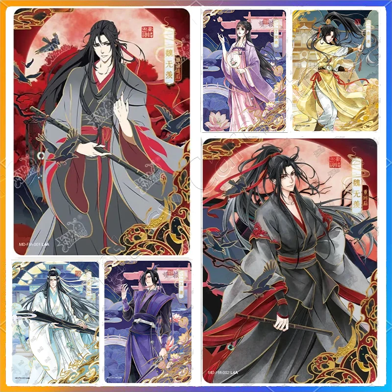 

Original KAYOU Animation MoDaoZuShi Cards FM card Drunk Dreams Wei Wuxian Lan Wangji Signature Card Collection Card Master Devil