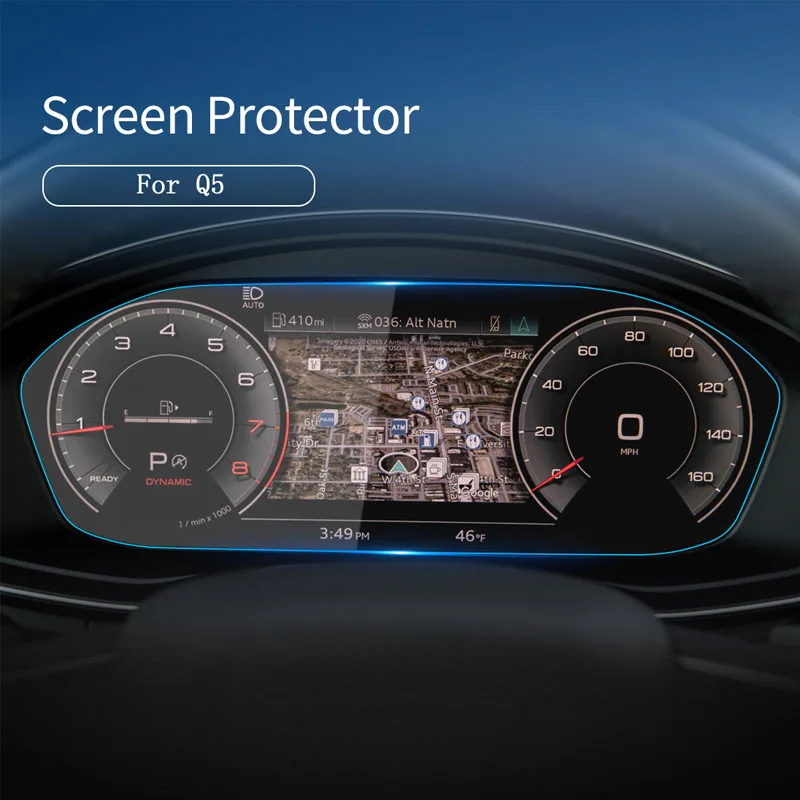 Tempered Glass Screen  Protector   For Audi Q5 2020 2021 Car  Instrument   Film Auto Interior Sticker Anti-scratch Film 