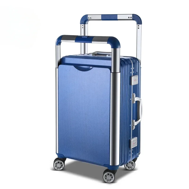 Trolley Case Universal Wheel Suitcase Luggage 24-Inch Aluminum Frame Suitcase with Combination Lock