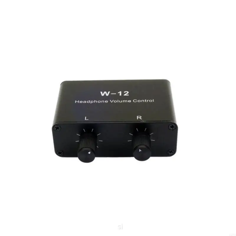 5HA 6.35mm 3.5mm Inline Volumes Controller Inline Audios Volumes Control Attenuator for 16Ω-600Ω Headphone Studio Monitors