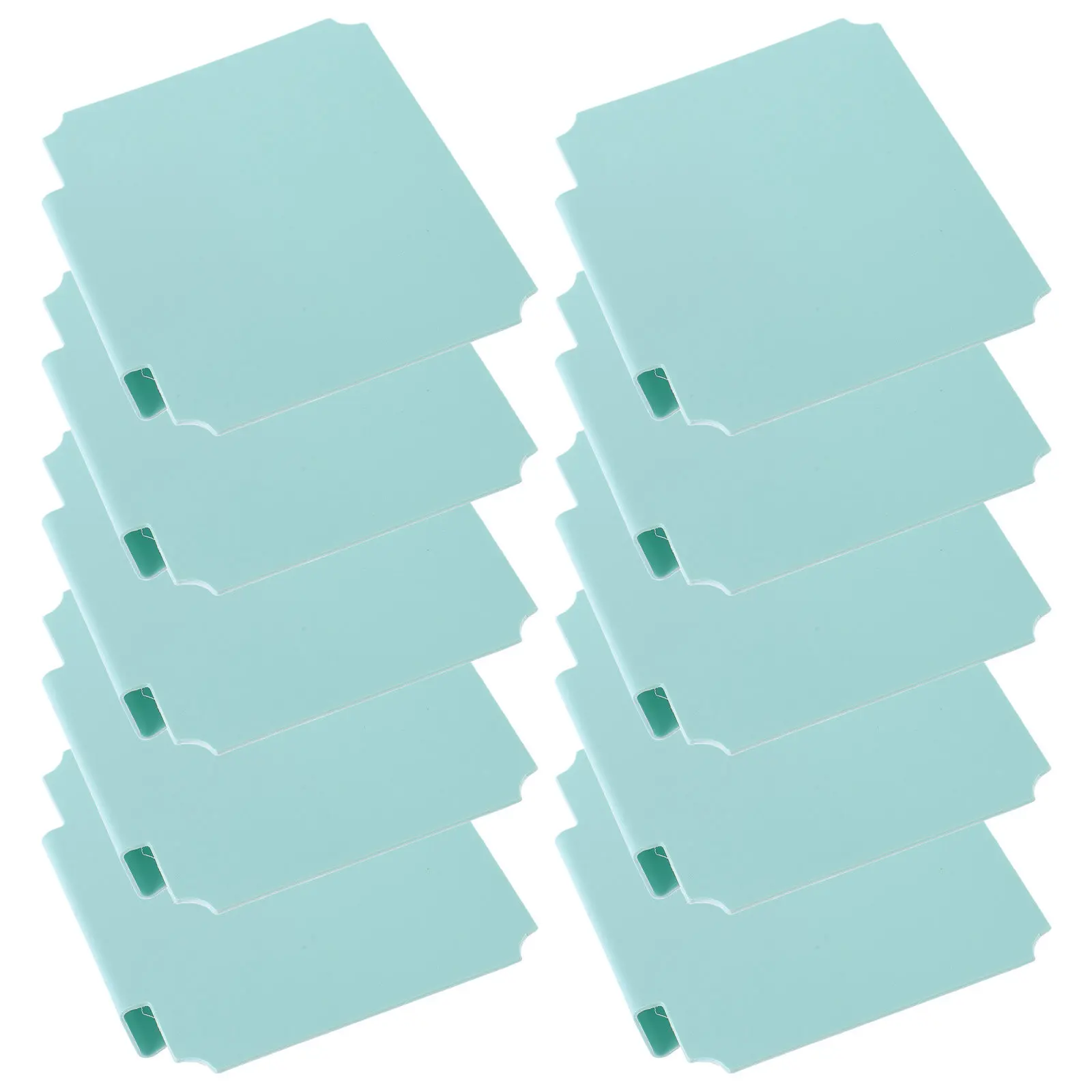 

10Pcs Basket Labels Clip on Removable Erasable Plastic Clip Label Holder for Kitchen Pantry Storage Bin Organization Cube Box