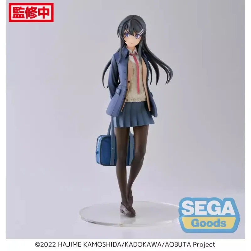 Original Genuine SEGA Luminasta Sakurajima Mai 18cm Static Products of Toy Models of Surrounding Figures and Beauties