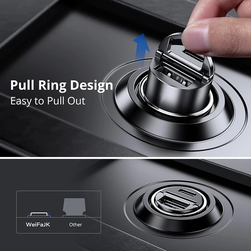 200W USB Type C Dual Ports Car Charger Lighter Quick Charge 4.0 3.0 For iPhone Xiaomi Huawei Samsung Fast Charging Phone Charger - náhled 4