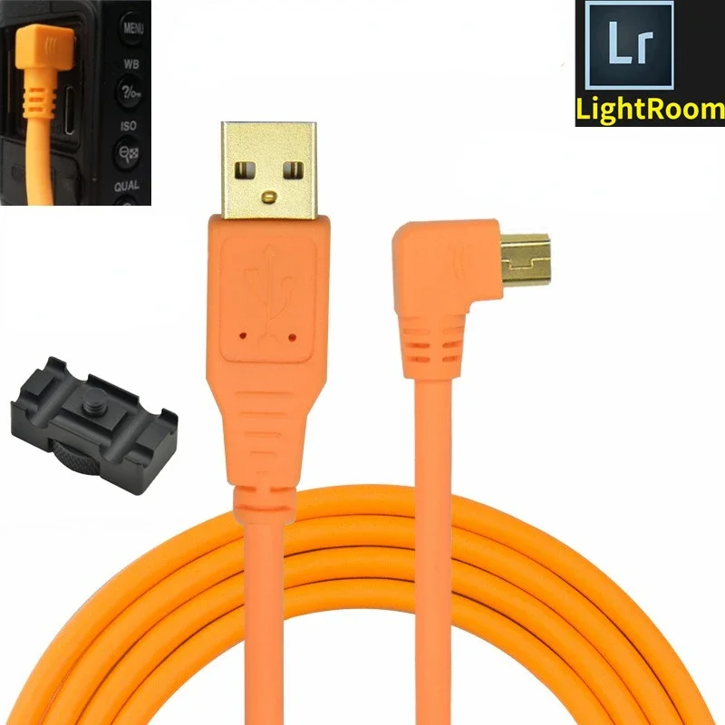 Mini usb online shooting cable Canon 5d2/5d3/6d2/6d/750d/800d DSLR camera connected to computer data cable high-speed