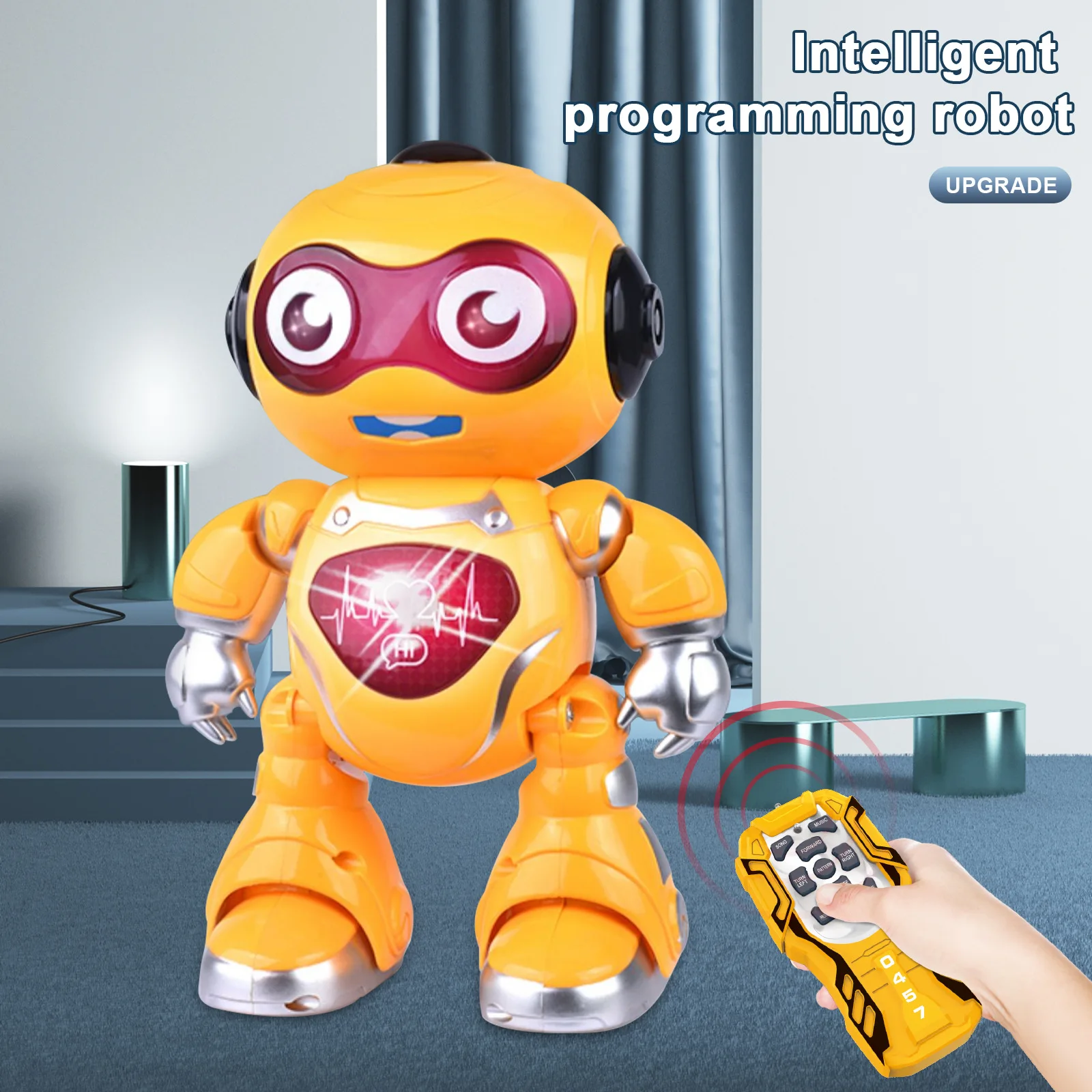 RC Robot CADY WILI Smart Toy Intelligent Programing Education Music Dance Robots Auto Follow Gesture Control Toys for boys