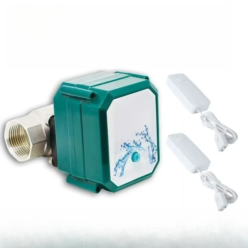 Leak Detection Valve, Water Valve, Intelligent Automatic Closure, Stainless Steel Brass, Electric Flow Control Valve