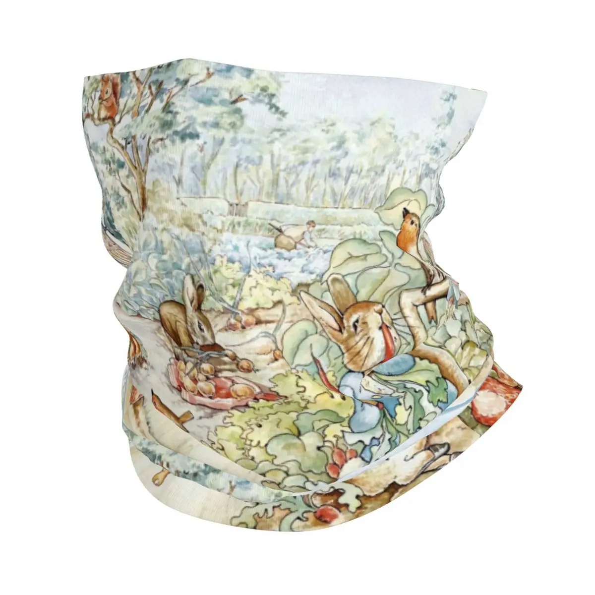 

Squirrel Nutkin. Beatrix Potter Bandana Neck Gaiter Printed Mask Scarf Warm Balaclava Riding For Men Women Adult Breathable