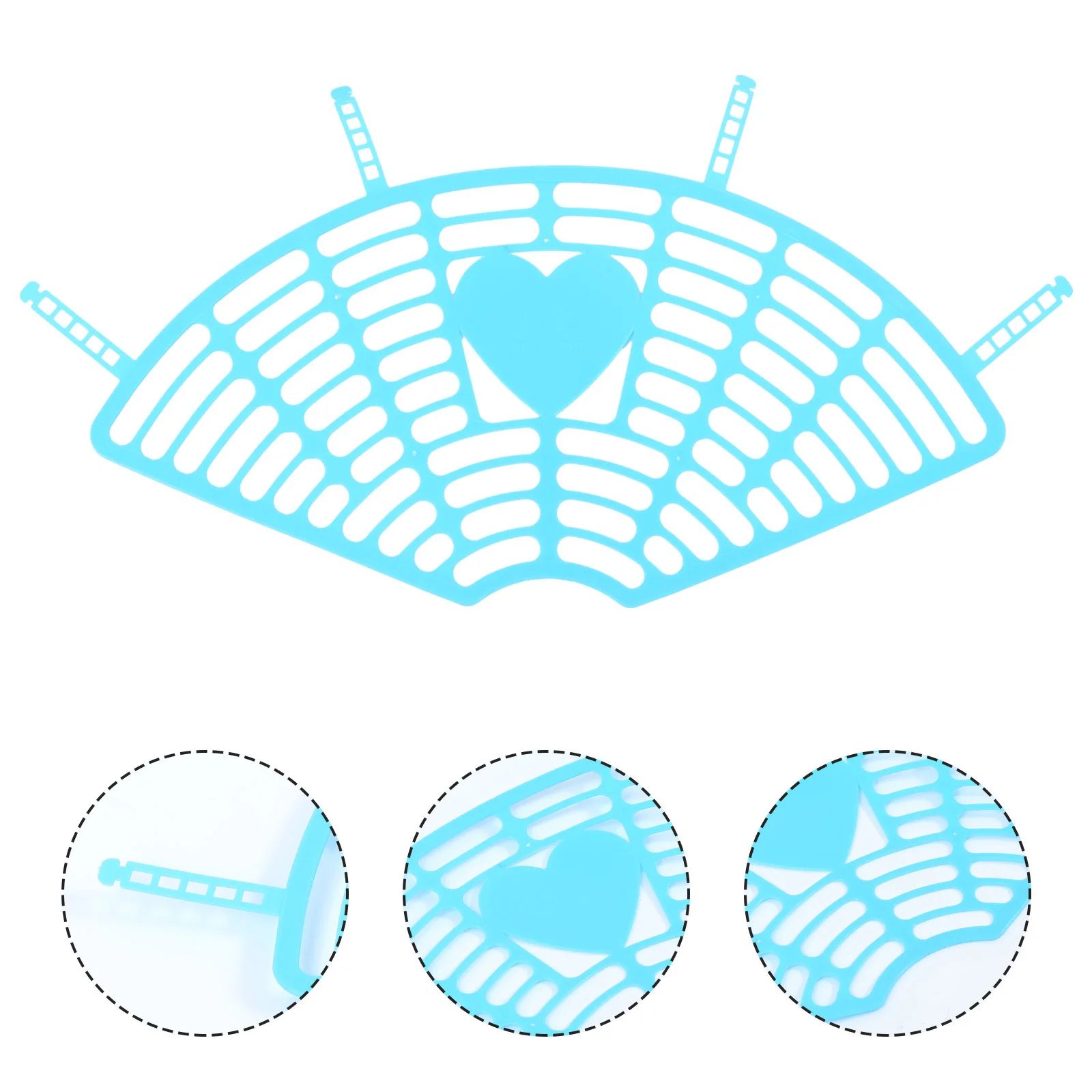 

2Pcs Bike Rear Protective Screens Plastic Durable Backseat Protective Mesh for Skirt Safety Foot Guard Bike Supply