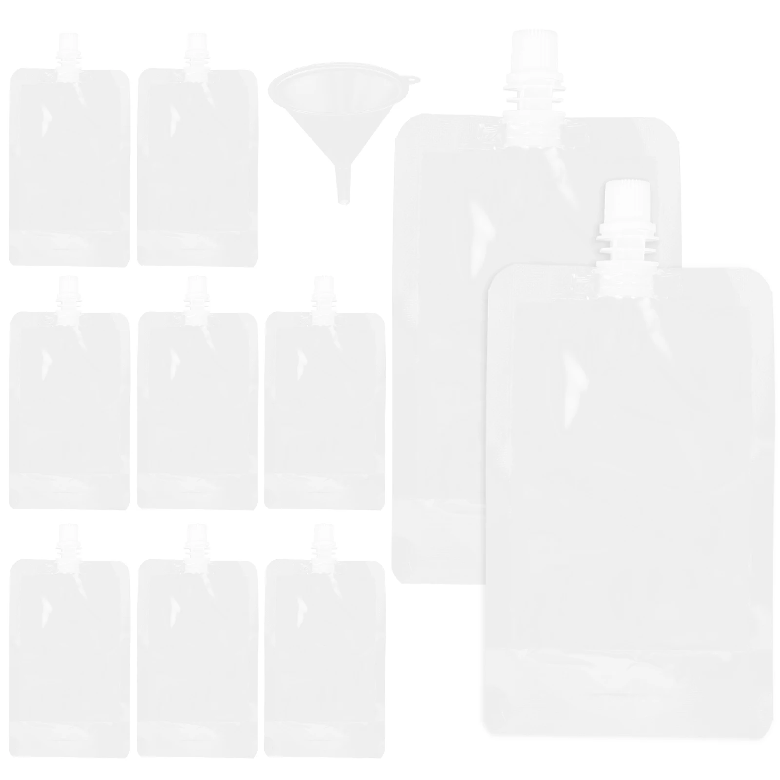 

1 set 250ml Beverage Packaging Bags Clear Plastic Drink Flasks Reusable Juice Pouches Travel Liquor Containers PortableDrinkBags