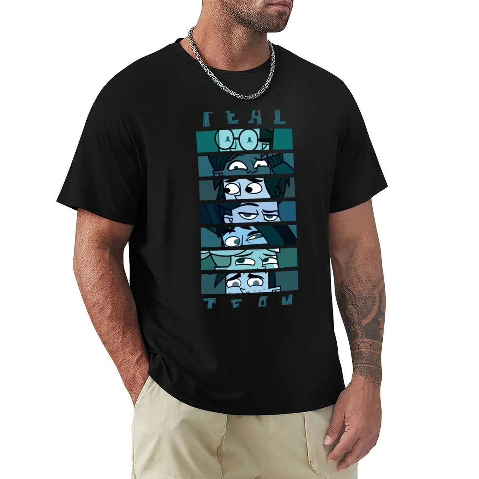 Adventure Camp - Teal Team T-Shirt Work Wear Breathable Tee