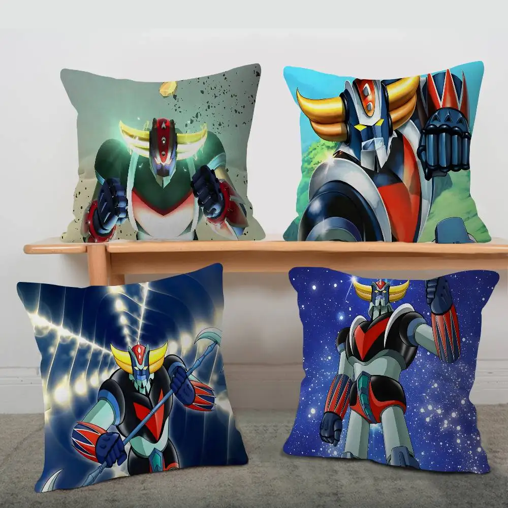 UFO ROBO GRENDIZER GOLDORAK Anmie 45*45cm Cushion Cover Pillow Cover Decor Pillowcase Home Pillowcase for Couch Pillow