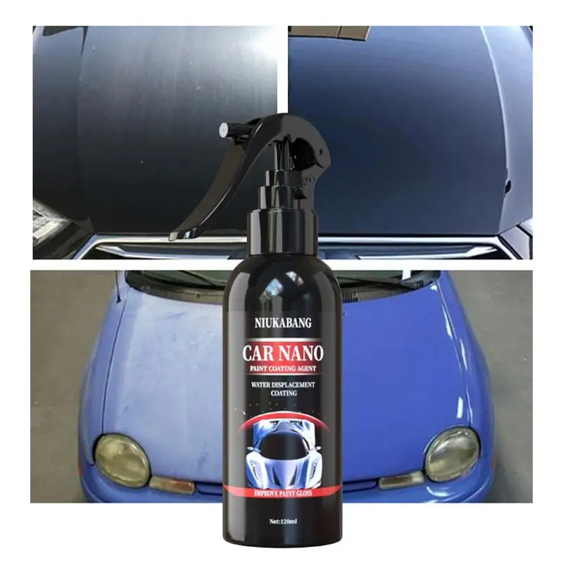 Car Nano Repairing Spray 120ml Auto Nano Repair Spray Coating Agent Multi-Purpose Vehicle Care Tool for Sedan Van SUV and Truck