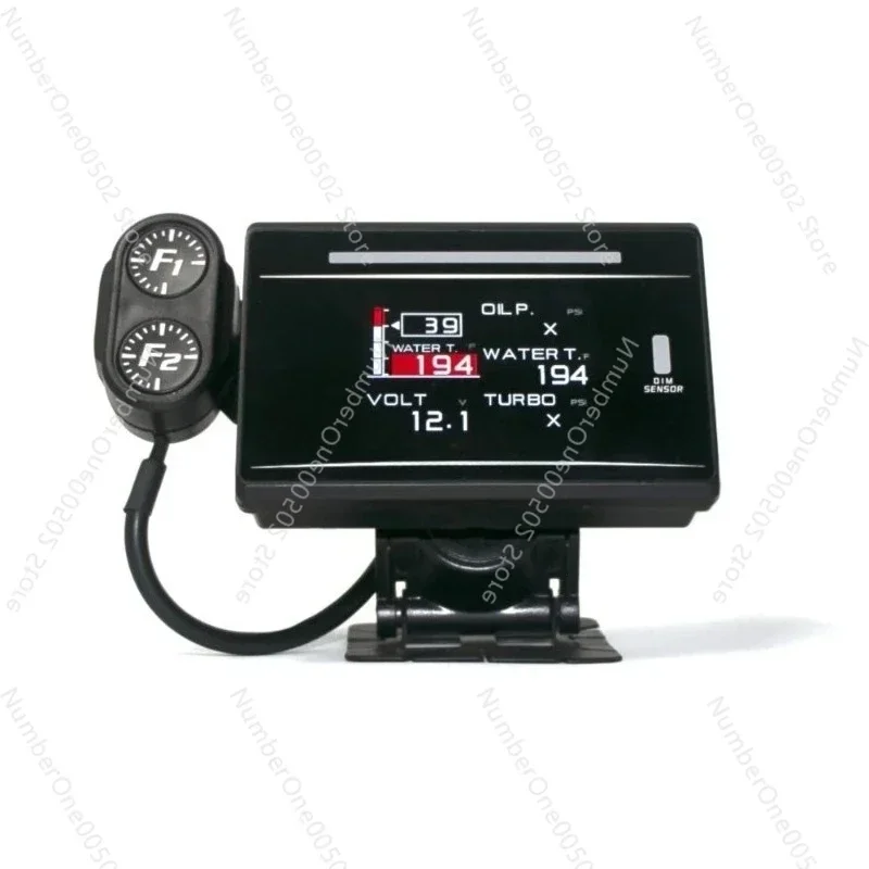 10 in 1 OBD Gauge Multifunction Monitor Turbo Boost RPM Oil Temp Pressure Water Temp Vacuum Car Diagnostic Tool