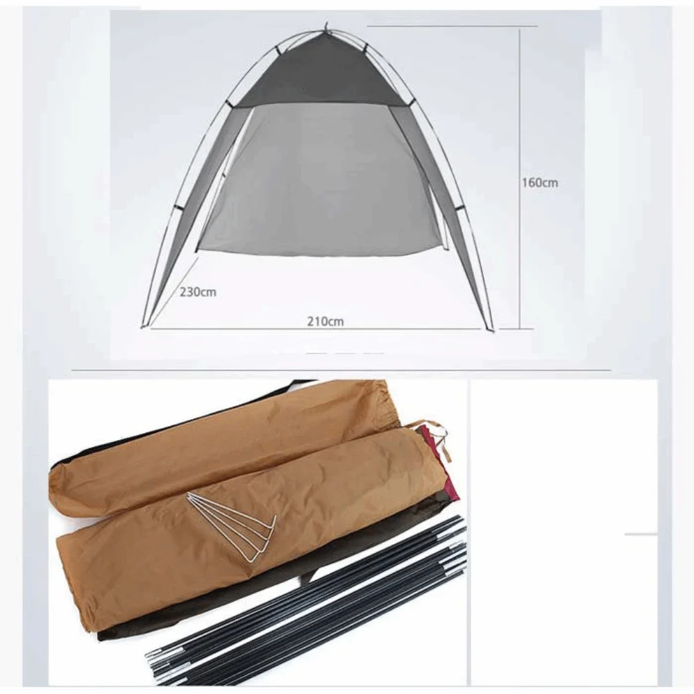 多目的折りたたみ式屋外釣り日よけ防水軽量ビーチテント多人数キャンプテントピクニック