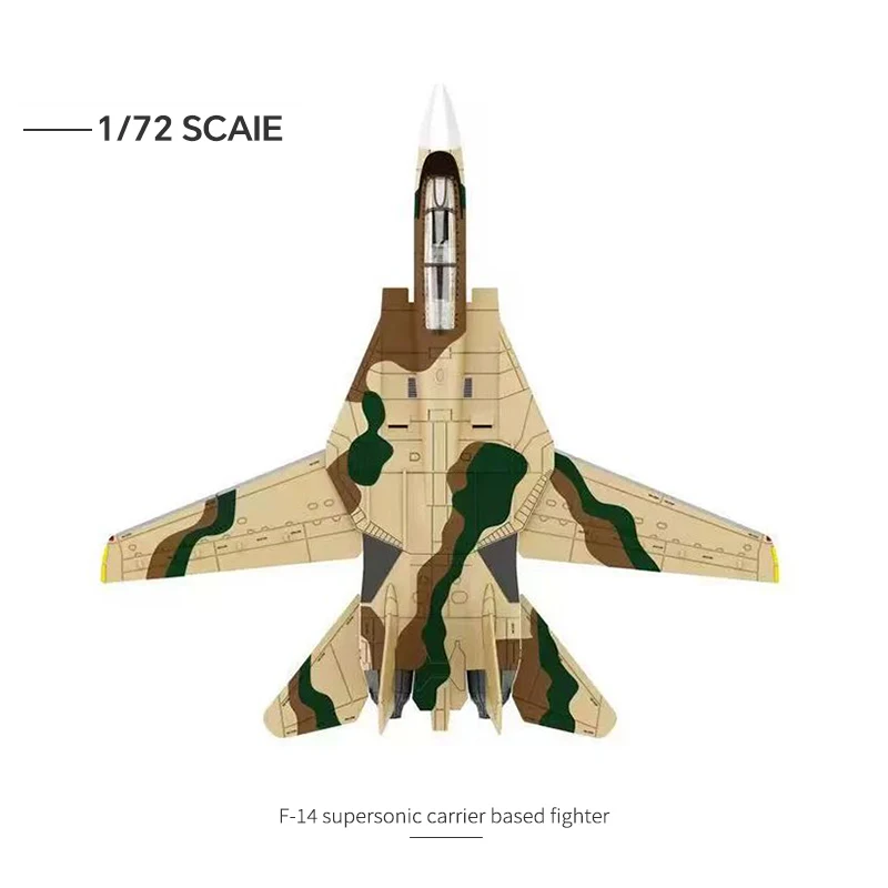 1/72 Moderno Militare Building Block Modello Giocattolo F14 Tomcat Supersonic Fighter Aerei di Montaggio Puzzle Collezione di Giocattoli