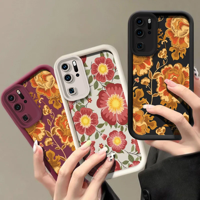 حافظة هاتف على شكل زهور لهاتف انفينيكس GT 30 VIP Zero 30 Hot 60 Pro Plus 40i 30i 10 20 Play Note 50 40 غطاء ناعم غير لامع مقاوم للصدمات