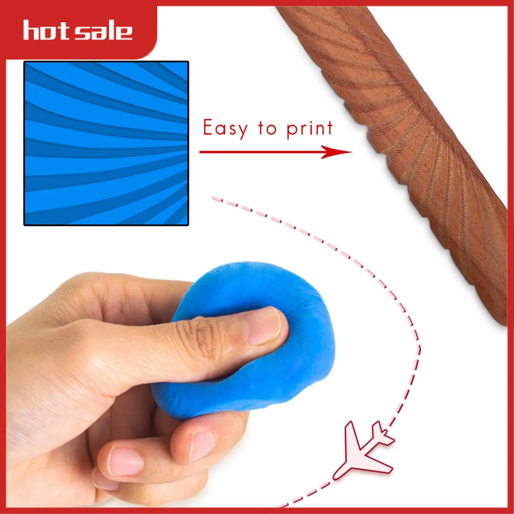 

A25I-Pottery Tools,Wooden Handle Rollers Clay Modeling Pattern Rollers Kit Pottery Tools Set With Assorted Patterns 10Pcs