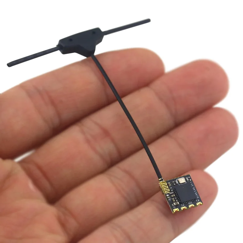 ELRS-Mini receptor remoto 2,4G, Protocolo CRSF, ultra pequeño, 1 cm, para control remoto de aviones, equipo rc