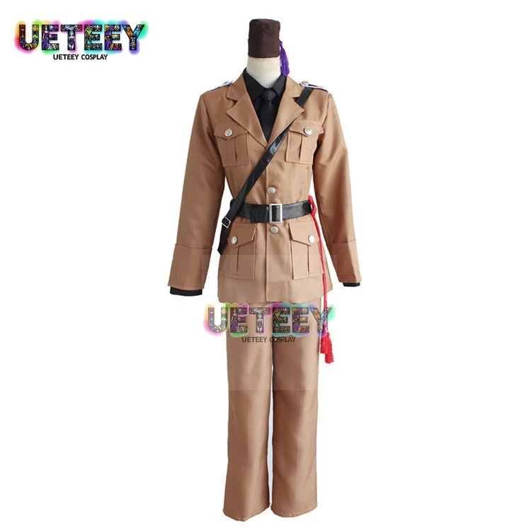 

UETEEY COS AXIS Power HETALIA APH Italy Feliciano VargasAnime Custom Made Army Uniform Cosplay Costume 11