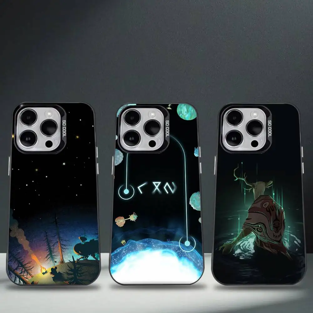 

Cool O-OuterES Wildss Phone Case For iPhone 17,16,15,14,13,12,11,Pro,Max,Plus,E,Air,Mini Black Tpu Cover