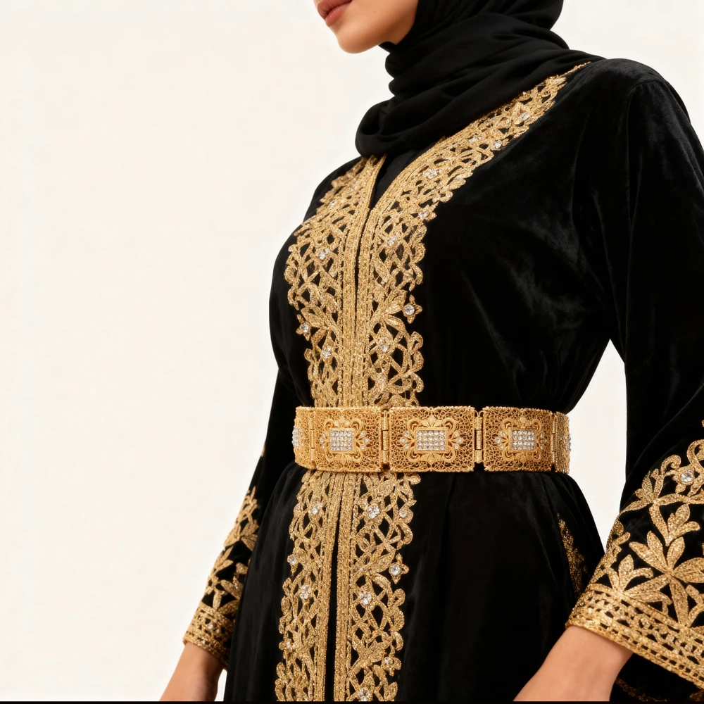 

Позолоченный широкий квадратный кристалл свадебный пояс марокканский алжирский свадебный пояс ближневосточные арабские украшения для женщин