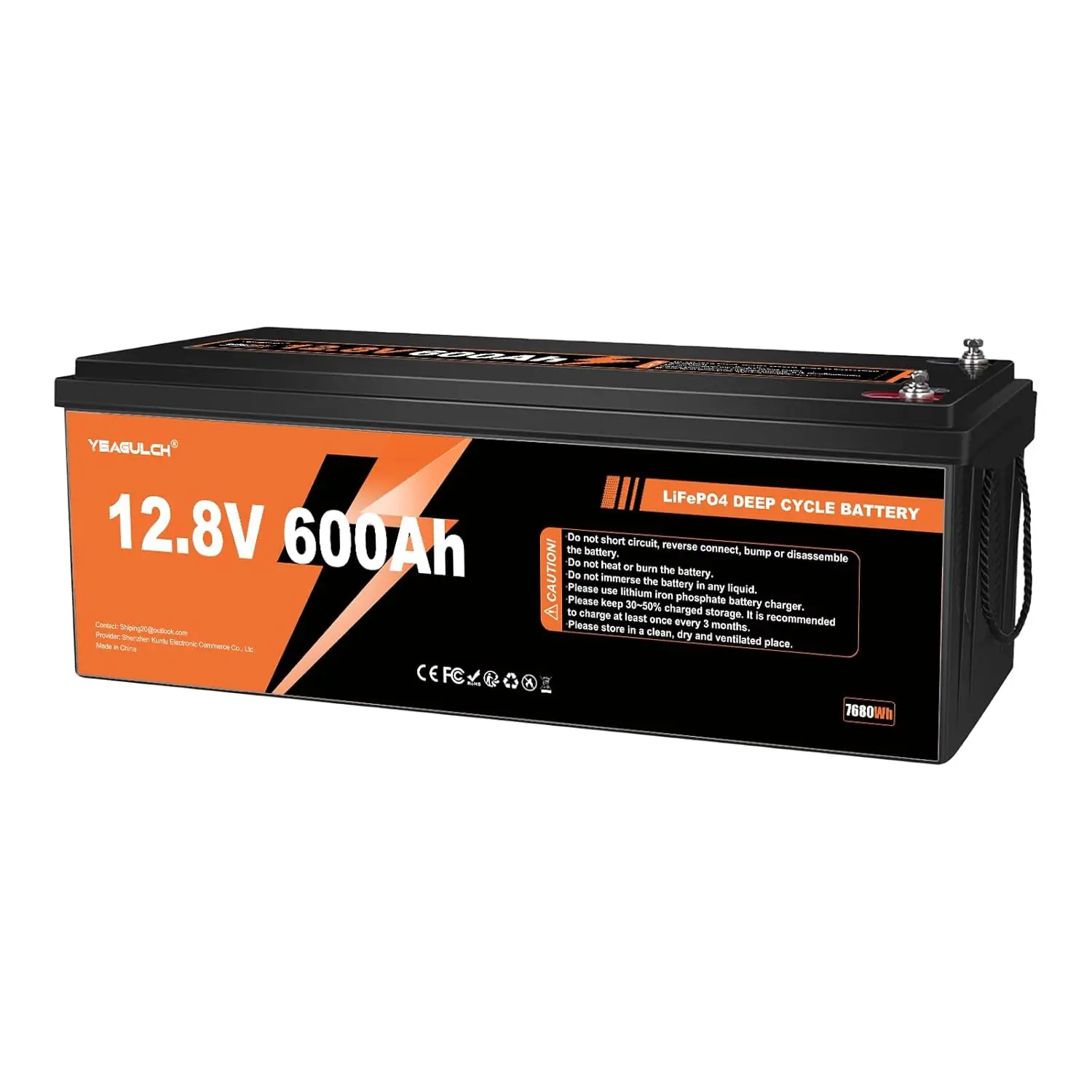 12V 600Ah Lifepo4 L…